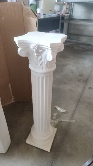 Columna de yeso de interior 