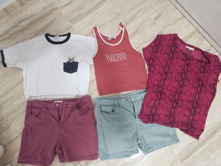 Pantalones y camisetas Talla M (36-38)