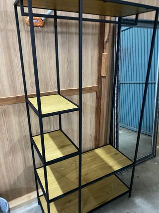 Mesa y 2 Sillas con Estantería MONTADO