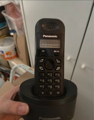 Teléfono Inalámbrico Panasonic Negro