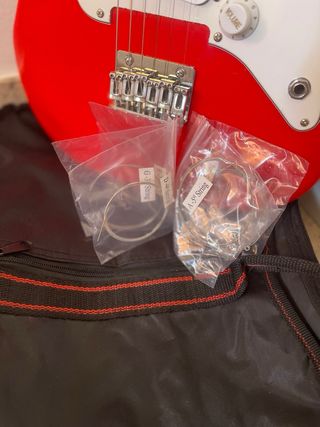 Guitarra Eléctrica Roja Niños