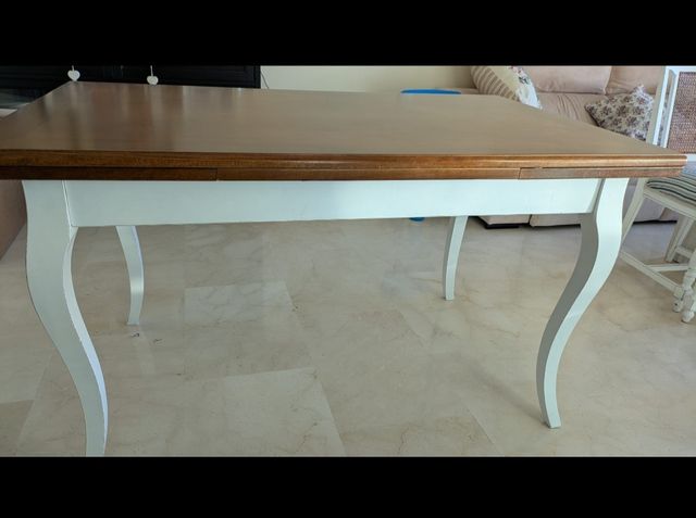 Mesa de comedor de madera, regalo 4 sillas! 140 cm