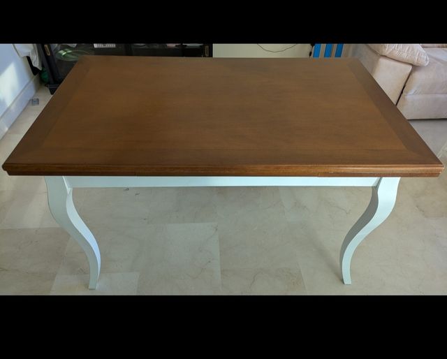 Mesa de comedor de madera, regalo 4 sillas! 140 cm