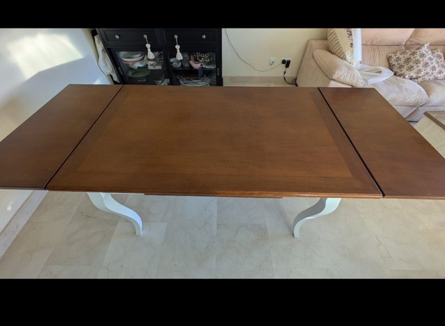 Mesa de comedor de madera, regalo 4 sillas! 140 cm