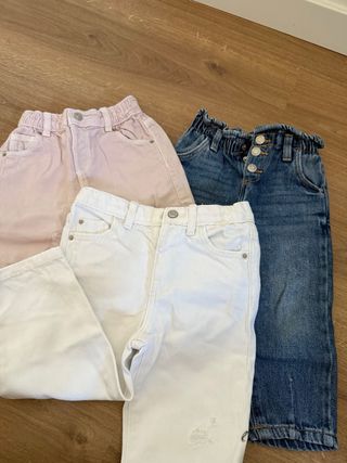 Lote 3 pantalones niña 2 años