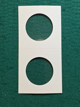 50 cartones para monedas 31,5mm