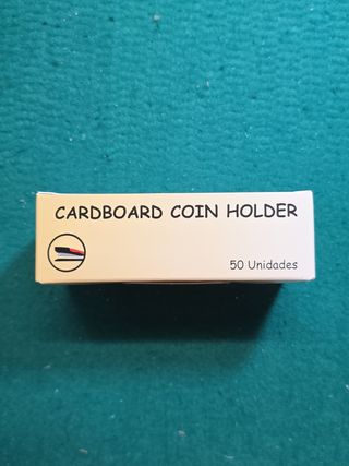 50 cartones para monedas 31,5mm