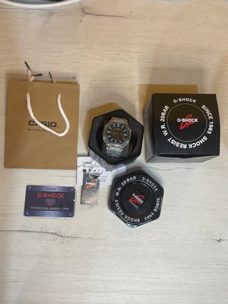 Reloj G-Shock Transparente Azul Negro