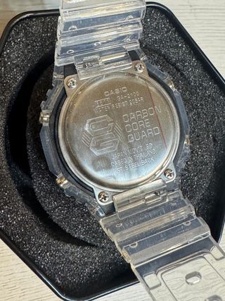 Reloj G-Shock Transparente Azul Negro