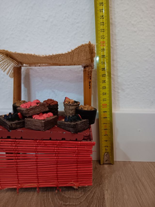 Puestos de mercado Belenes para figuras de 10/12cm