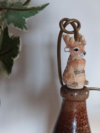 Candeeiro LED Garrafa Rústica