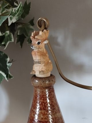 Candeeiro LED Garrafa Rústica