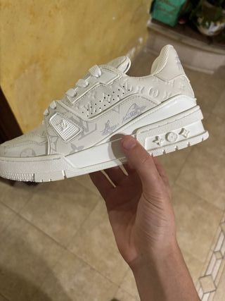 scarpe louis vuitton bianche
