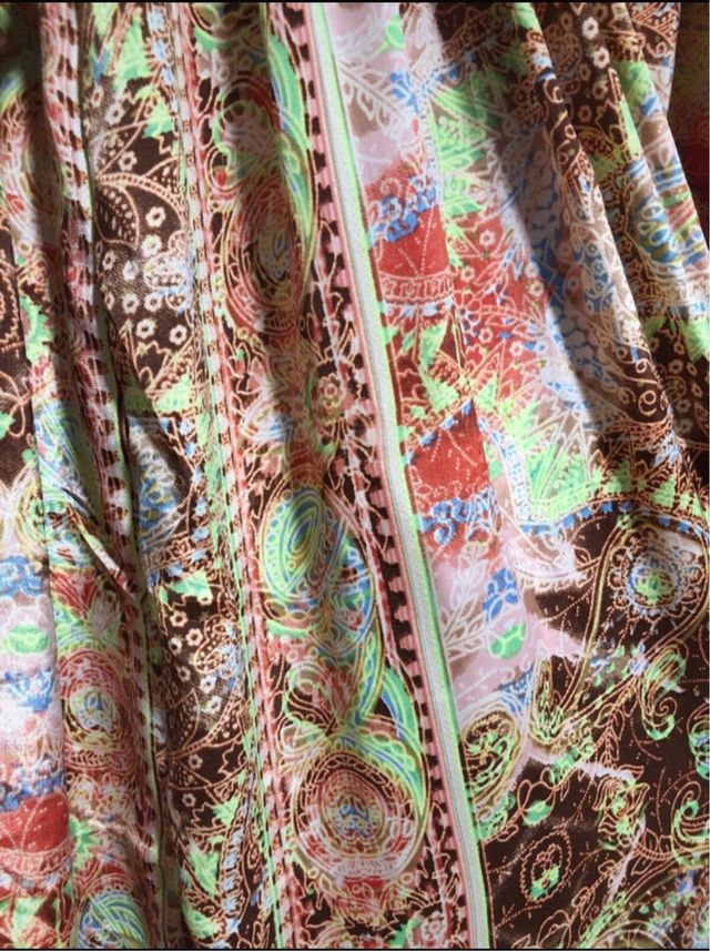 Vestido Boho Multicolor Talla Única