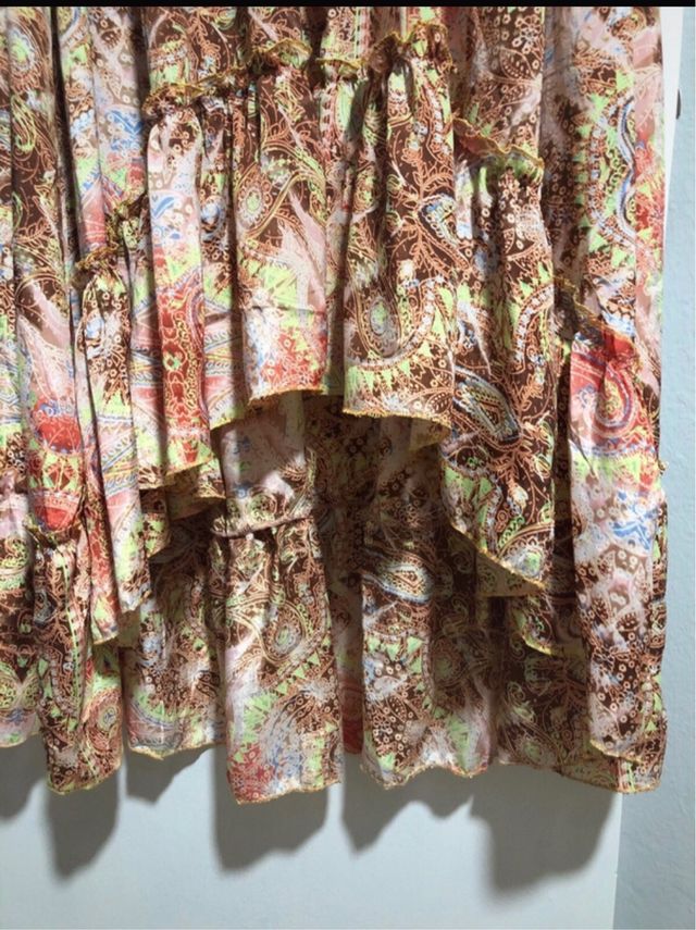 Vestido Boho Multicolor Talla Única