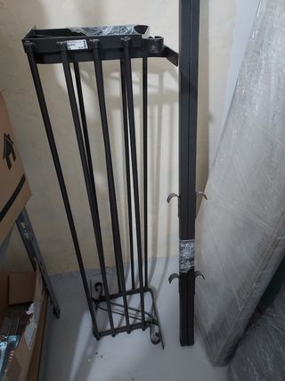 Perchero Burro IKEA Negro Metal