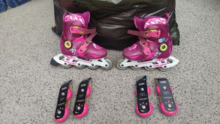 Patines infantiles Oxelo Rosa Talla 28-30