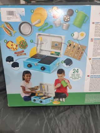 juego de cocina de campamento