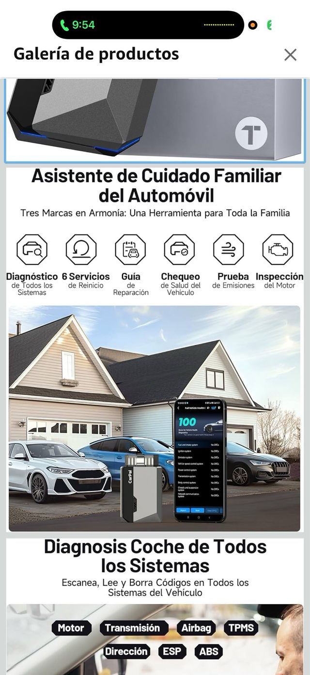 CarPal Escáner Diagnóstico Coche