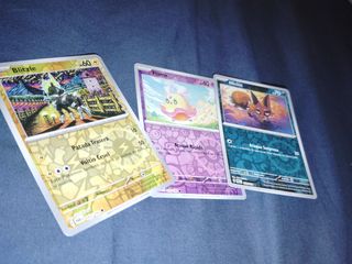 Lote 3 Cartas Pokémon Entrenador Objeto