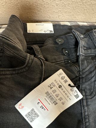 Pantalón Bootcut Gris Bershka Talla XS/34