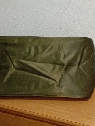 Bolso de viaje Cacique beige y verde