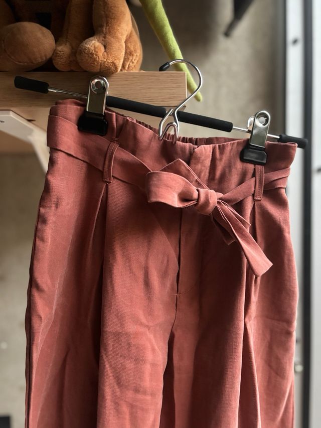 Pantalón Zara T.11/12 años color teja