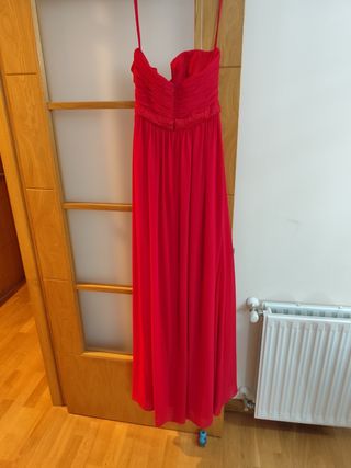 Vestido de fiesta rojo largo