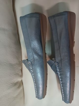 Mocasines LATINA Mujer Talla 36 Plata