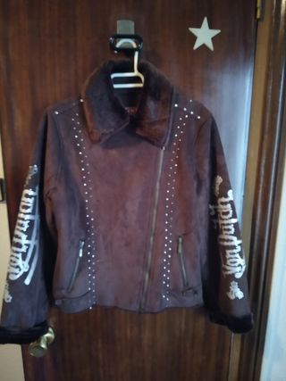 Cazadora marrón Cherry Von Dutch