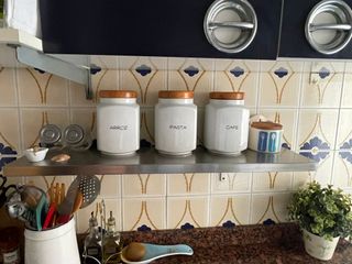 Estantería de cocina metal y madera