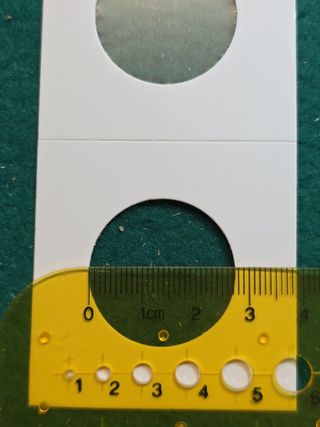 50 cartones para monedas 27,5mm