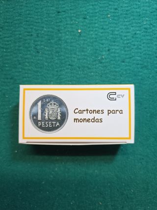 50 cartones para monedas 27,5mm