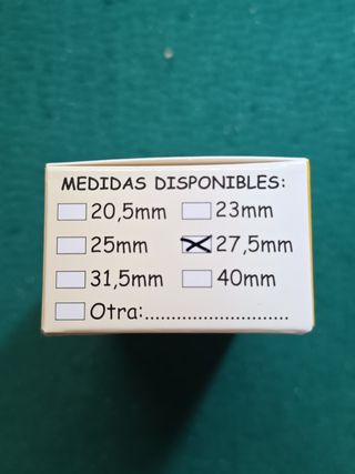 50 cartones para monedas 27,5mm