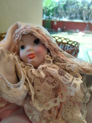 2 arlequines de porcelana