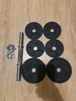 Mancuerna ajustable para ejercicio