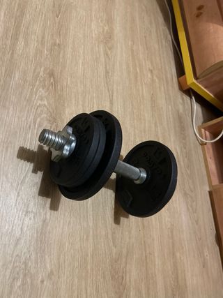 Mancuerna ajustable para ejercicio