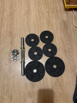 Mancuerna ajustable para ejercicio