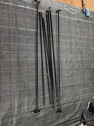 Estructura Carpa Quechua Hierros solamente.