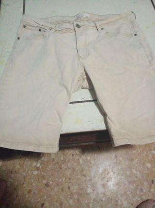 Pantalón marca DENIM talla 48 color beige