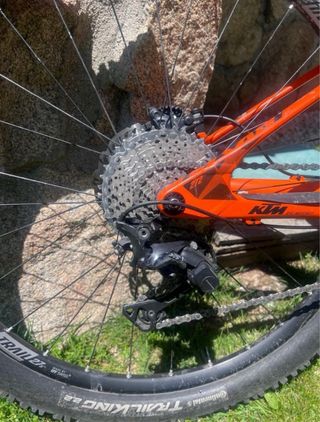 Bicicleta KTM 27,5 Doble Suspensión FOX