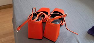 Zapatos Zara Talla 37 Naranja