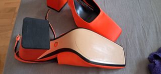 Zapatos Zara Talla 37 Naranja