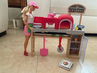Barbie Pizzería Completa