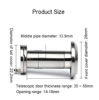 Visor Mirilla para puerta cromada NUEVO