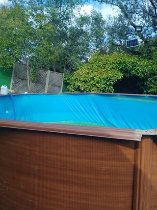 Piscina desmontable
 6x4 por uno 1,4 metros 

