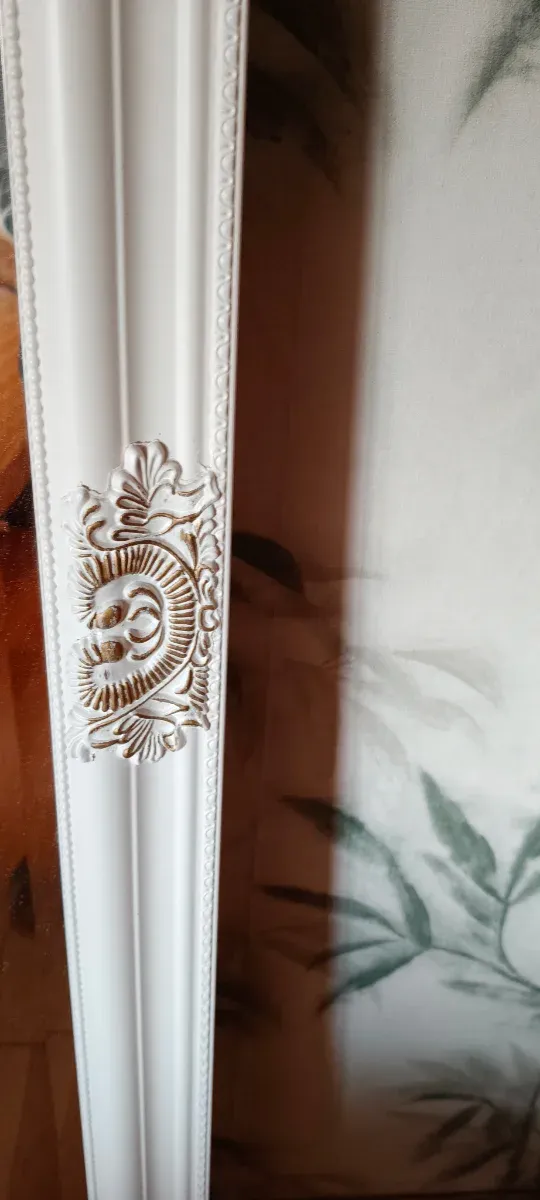 Espejo decorativo blanco