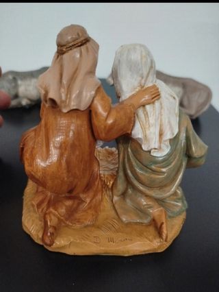 Sacra Famiglia Fontanini 2003 + Bue e Asinello