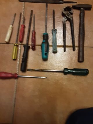 Lote herramientas carpintería