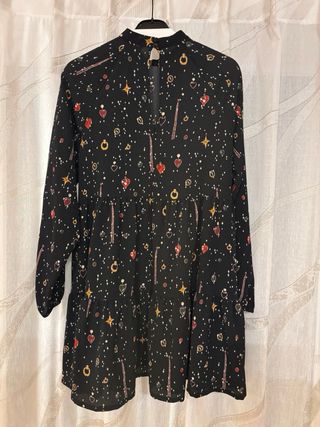 Abito Monki fantasia cuori e stelle taglia XS